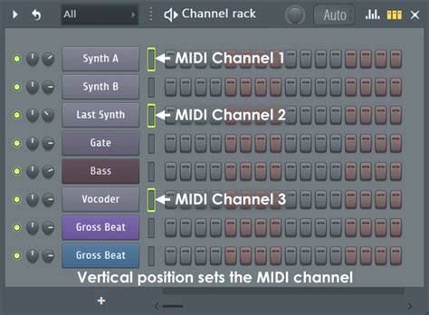 fl studio channel rack settings